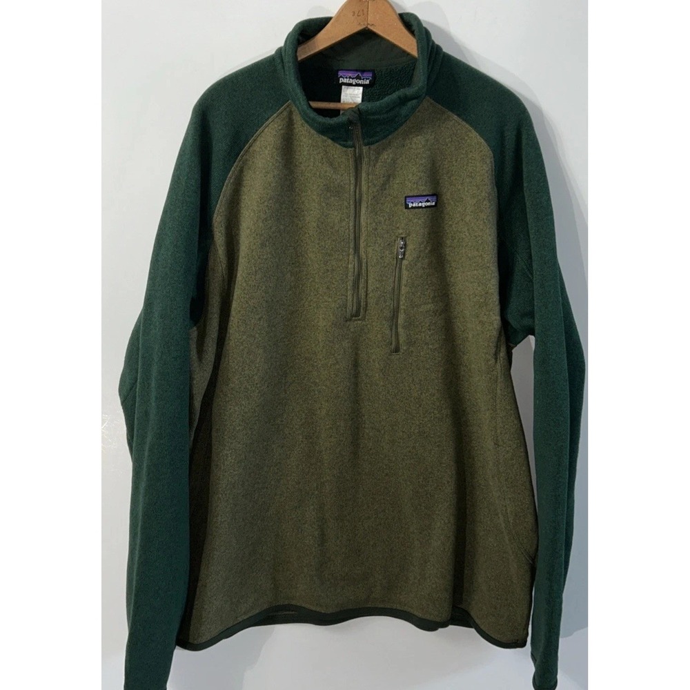 Mens Patagonia 1/4 Zip Better Sweater Sz XXL 25521 Colorblock 2XL Clean